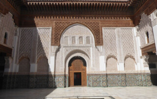 Medersa Ben Youssef Muqarnas Und Zillij By Barbara Schumacher
